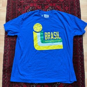 Brasil FIFA World Cup 2014 Graphic Tee Men’s Size XXL